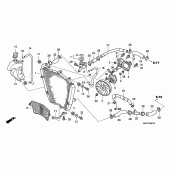 Схема вузла: Радіатор (CBR1000RR6 / 7) для Honda CBR1000 CBR1000RR Fireblade