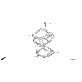 Схема вузла: Циліндр для Honda CRF250 CRF250X