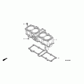 Схема вузла: Циліндр для Honda CB1300 Super Bol D'Or