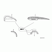 Схема узла: Stripe/mark для Honda VT1100 Shadow Aero