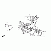 Схема вузла: Рама body / котушка запалювання для Honda CR250