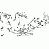 Схема вузла: Електрообладнання для Honda XL600 Transalp