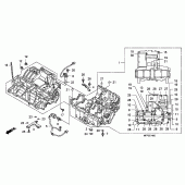 Схема узла: Картер двигателя для Honda CB1300 Super Bol D’Or