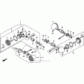 Схема вузла: Поворотники для Honda VT1100 Shadow