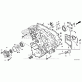 Схема вузла: Rear Case для Honda GL1800 Gold Wing Valkyrie