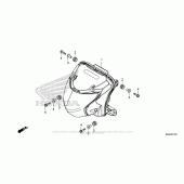 Схема узла: Фара для Honda NC700