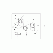 Схема вузла: Fr speaker set для Honda ST1300 Pan-European