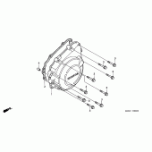 Схема вузла: Кришка генератора для Honda CBR900RR CBR919RR Fireblade