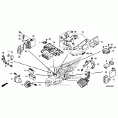 Схема вузла: Control unit (airbag) для Honda GL1800 Gold Wing