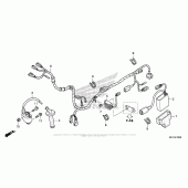 Схема вузла: Електрообладнання для Honda CRF450 CRF450X