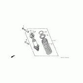 Схема узла: Задняя подвеска для Honda ST1100 Pan-European