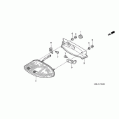 Схема вузла: Задній ліхтар (Стоп-сигнал) для Honda CBR1000 CBR1000RR Fireblade
