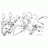 Схема вузла: Switch / cable для Honda VT750 Shadow ACE