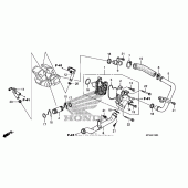 Схема вузла: Водяний насос для Honda VT1300 Sabre