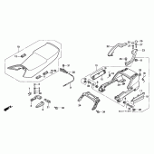 Схема вузла: Сидіння для Honda ST1100 Pan-European