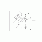Схема вузла: Carrier bracket для Honda FJS400 Silver Wing