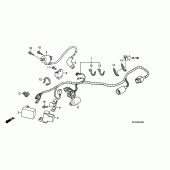 Схема вузла: Електрообладнання для Honda CRF230 CRF230F