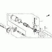 Схема узла: Стартер электрический для Honda CB1000 CB1000F