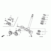 Схема вузла: Рульова траверса для Honda CB1300 Super Four