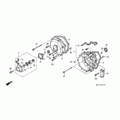 Схема узла: Сцепление cover для Honda ST1100 Pan-European