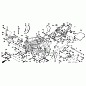 Схема узла: Рама для Honda ST1300 Pan-European Police