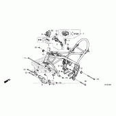 Схема узла: Рама для Honda CMX300 Rebel