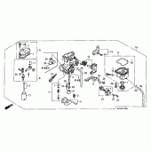 Схема узла: Карбюратор для Honda CRF230 CRF230F