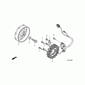 Схема узла: Генератор для Honda CBR1000 CBR1000RR Fireblade