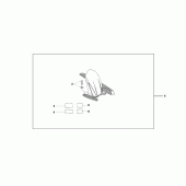 Схема узла: Kit hugger se для Honda CB600F Hornet