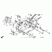 Схема вузла: Рама для Honda VTX1300