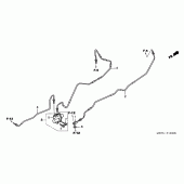 Схема вузла: Proportioning control valve (XL1000V) для Honda XL1000V Varadero