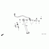 Схема вузла: Підставка для Honda XR125