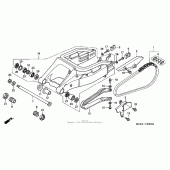 Схема вузла: Маятник ( `00-`01) для Honda RVT1000R RVT RC51