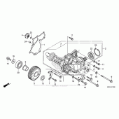 Схема вузла: Side Gear Case для Honda VFR1200 VFR