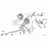 Схема вузла: Front Valve Unit (Cbr600Ra) для Honda CBR600