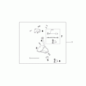 Схема узла: Navi att. для Honda NT700 Deauville