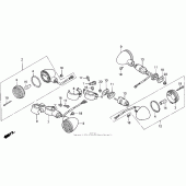 Схема вузла: Turn signal 95-97 для Honda VT600 Shadow VLX Deluxe