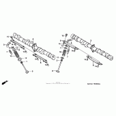 Схема узла: Распредвал для Honda CB750 Nighthawk