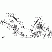 Схема узла: Карбюратор comp. для Honda VT750 Shadow Deluxe