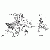 Схема вузла: Електрообладнання для Honda VT750 Shadow Aero