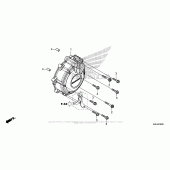 Схема вузла: Кришка генератора для Honda CBR650F