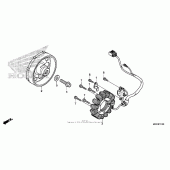 Схема вузла: Генератор для Honda CBR1000 CBR1000RR Fireblade