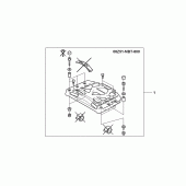 Схема вузла: Top box collar set для Honda XL1000V Varadero