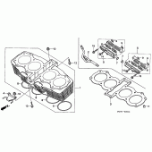 Схема узла: Цилиндр для Honda CB750 Seven Fifty