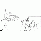 Схема вузла: Cowl stay set 90 для Honda GL1500 Gold Wing