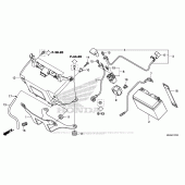 Схема вузла: Акумулятор для Honda NC700