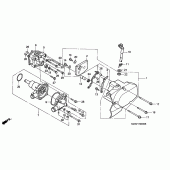 Схема узла: Водяной насос для Honda VF750 Magna