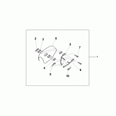 Схема вузла: вітрове скло для Honda VT750 Shadow ACE