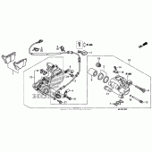 Схема узла: Задний тормозной суппорт (cbr600ra) для Honda CBR600