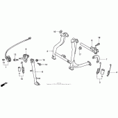 Схема вузла: Stand 94-97 для Honda VFR750F Interceptor